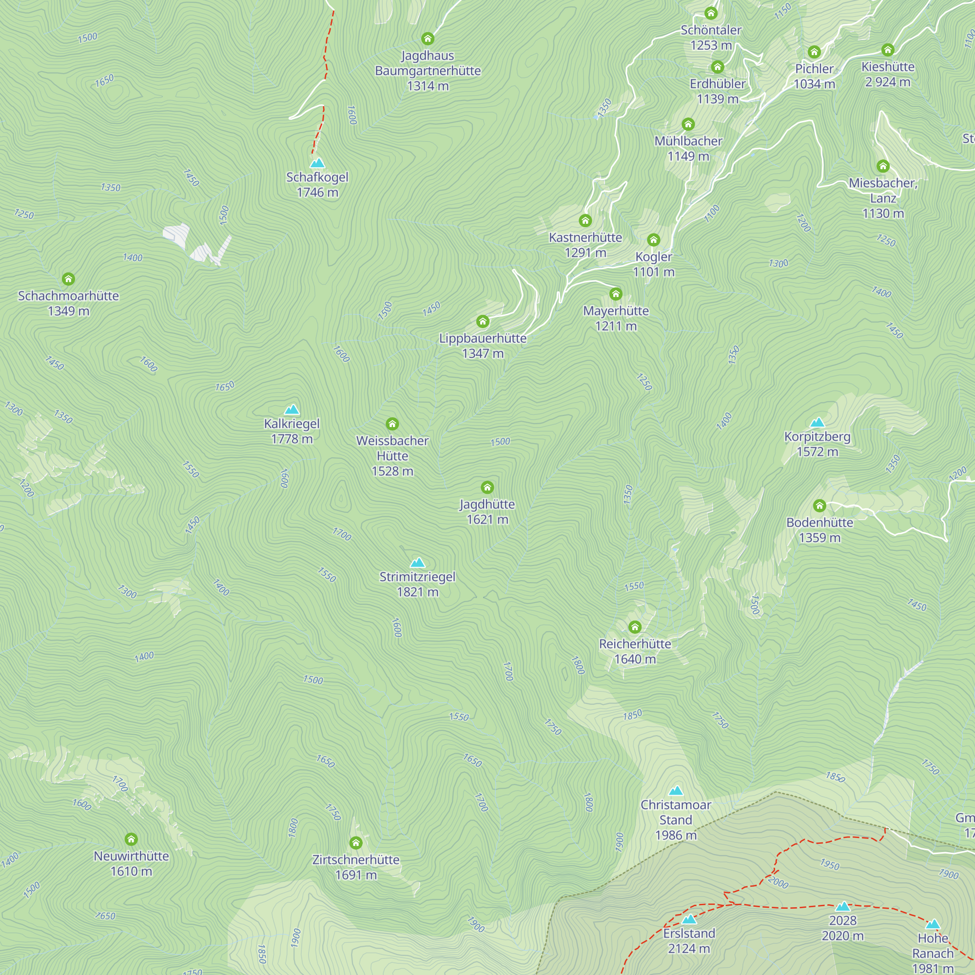 Jagdhütte map