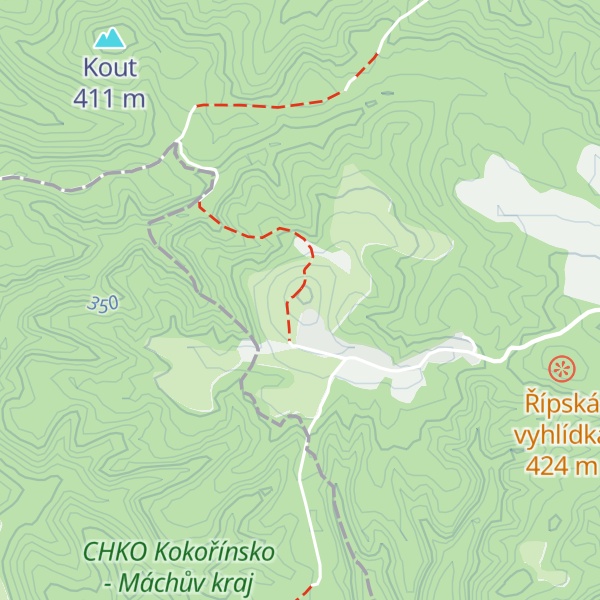 Map of Nedvězí