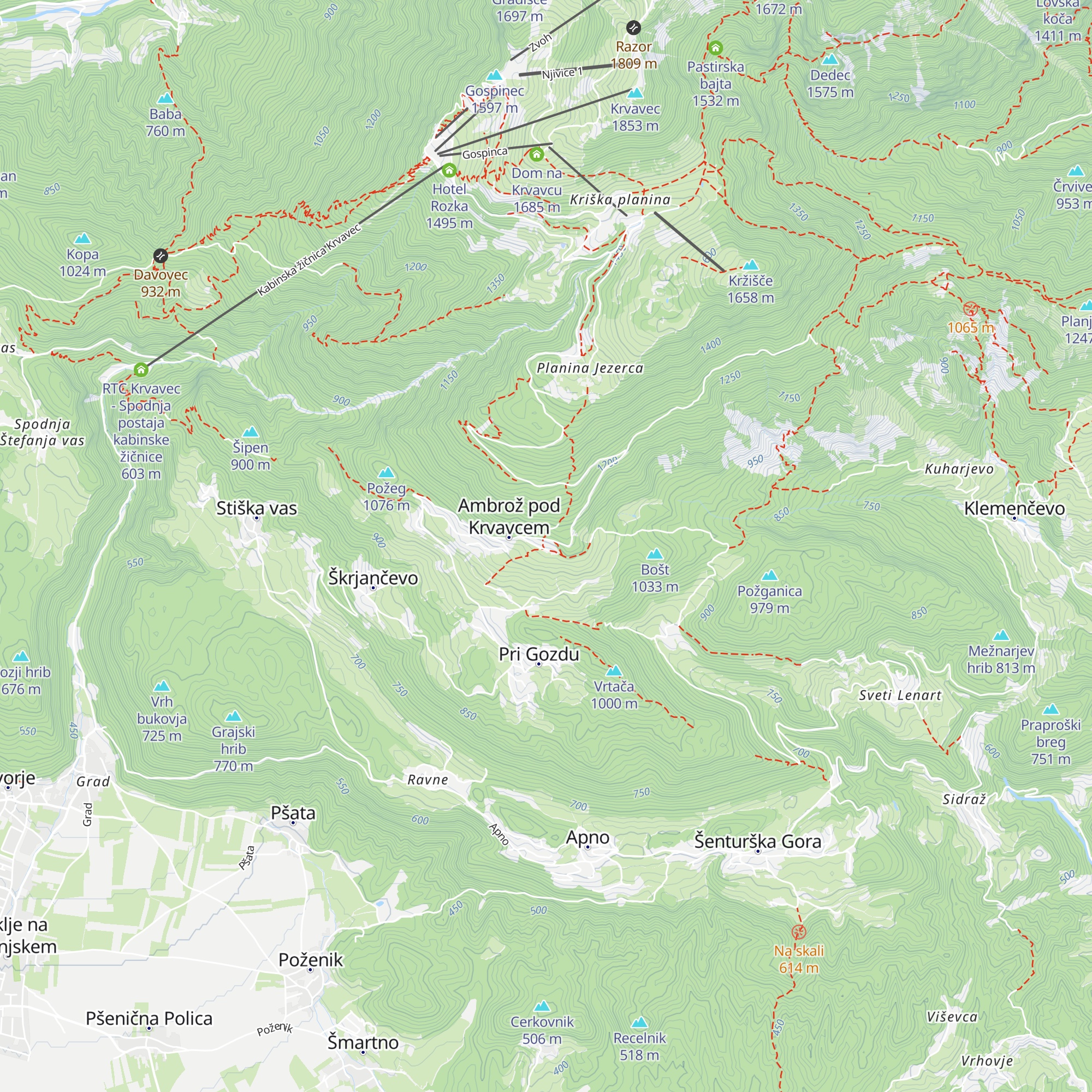 Pr Ambružarju map
