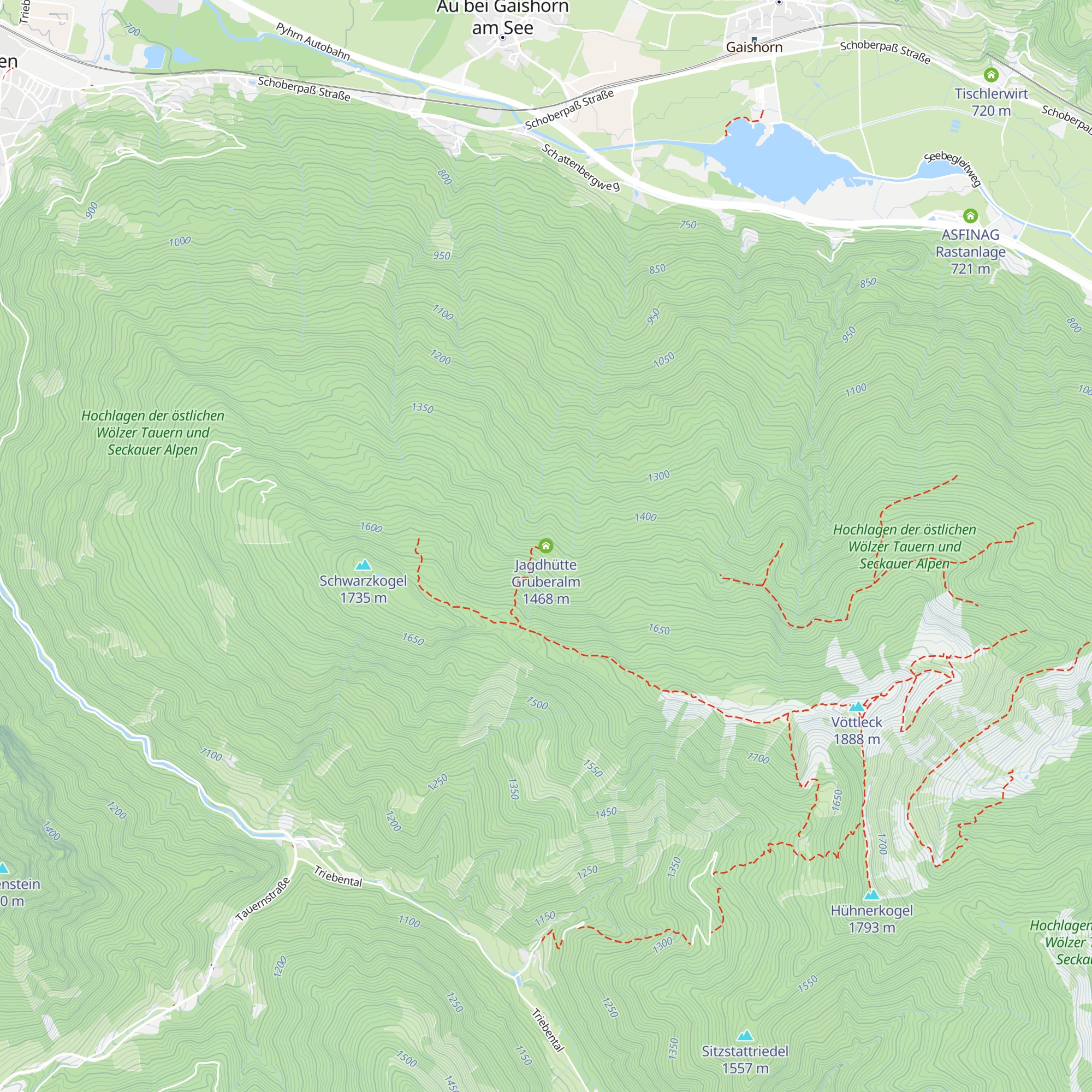 Jagdhütte Gruberalm map