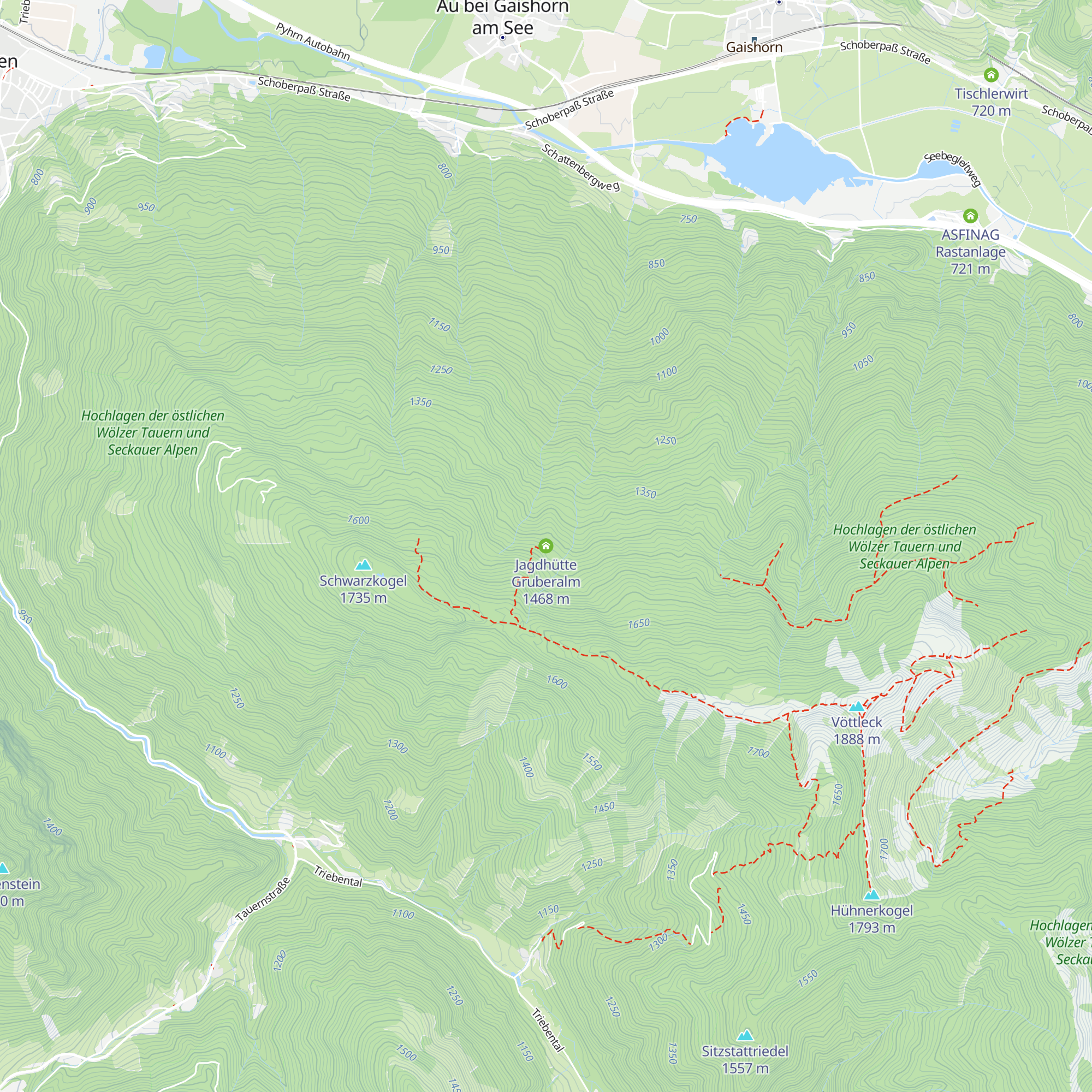Jagdhütte Gruberalm map