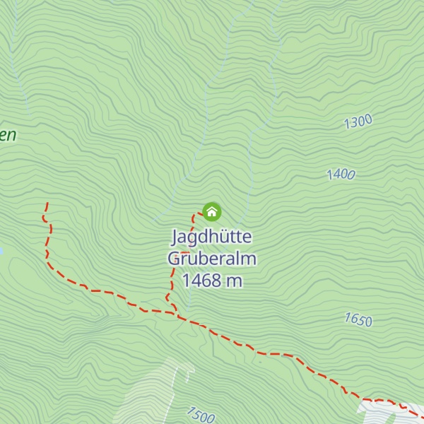 Map of Jagdhütte Gruberalm