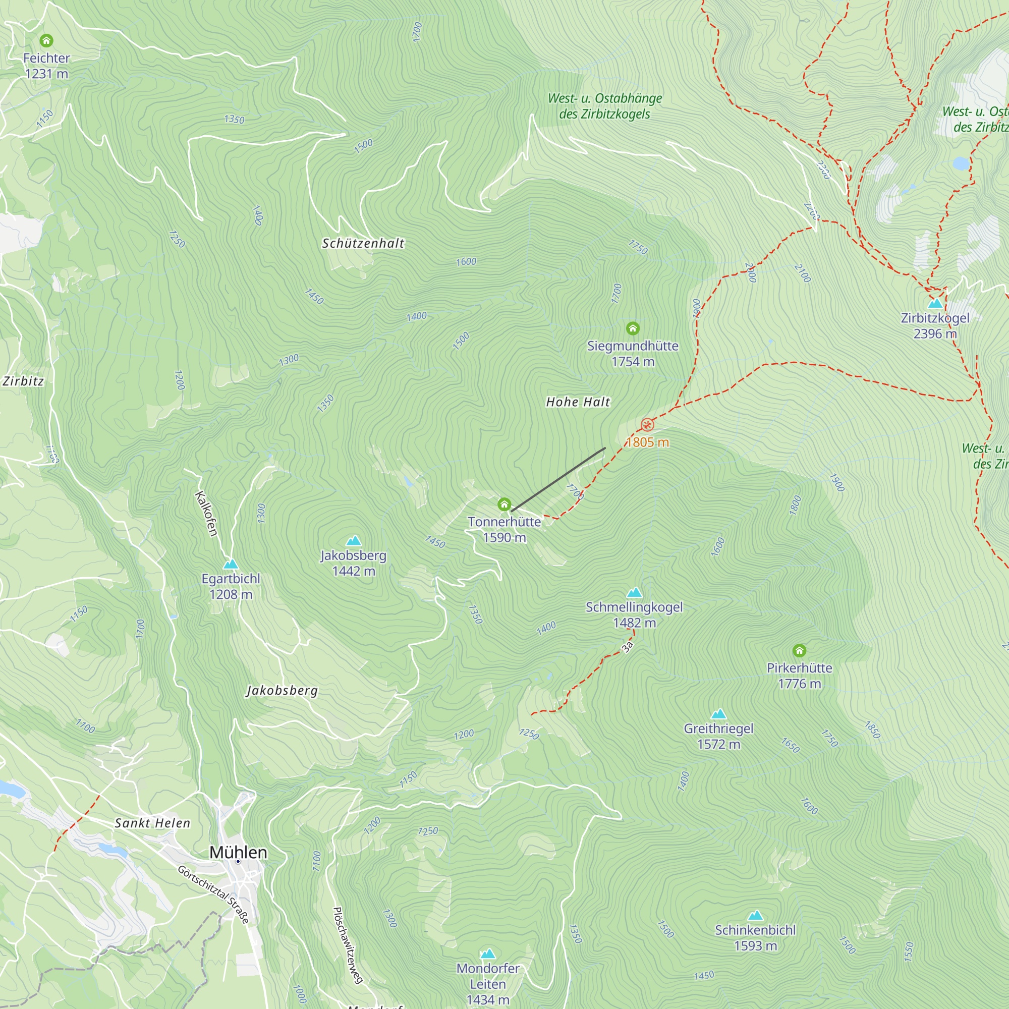 Tonnerhütte map