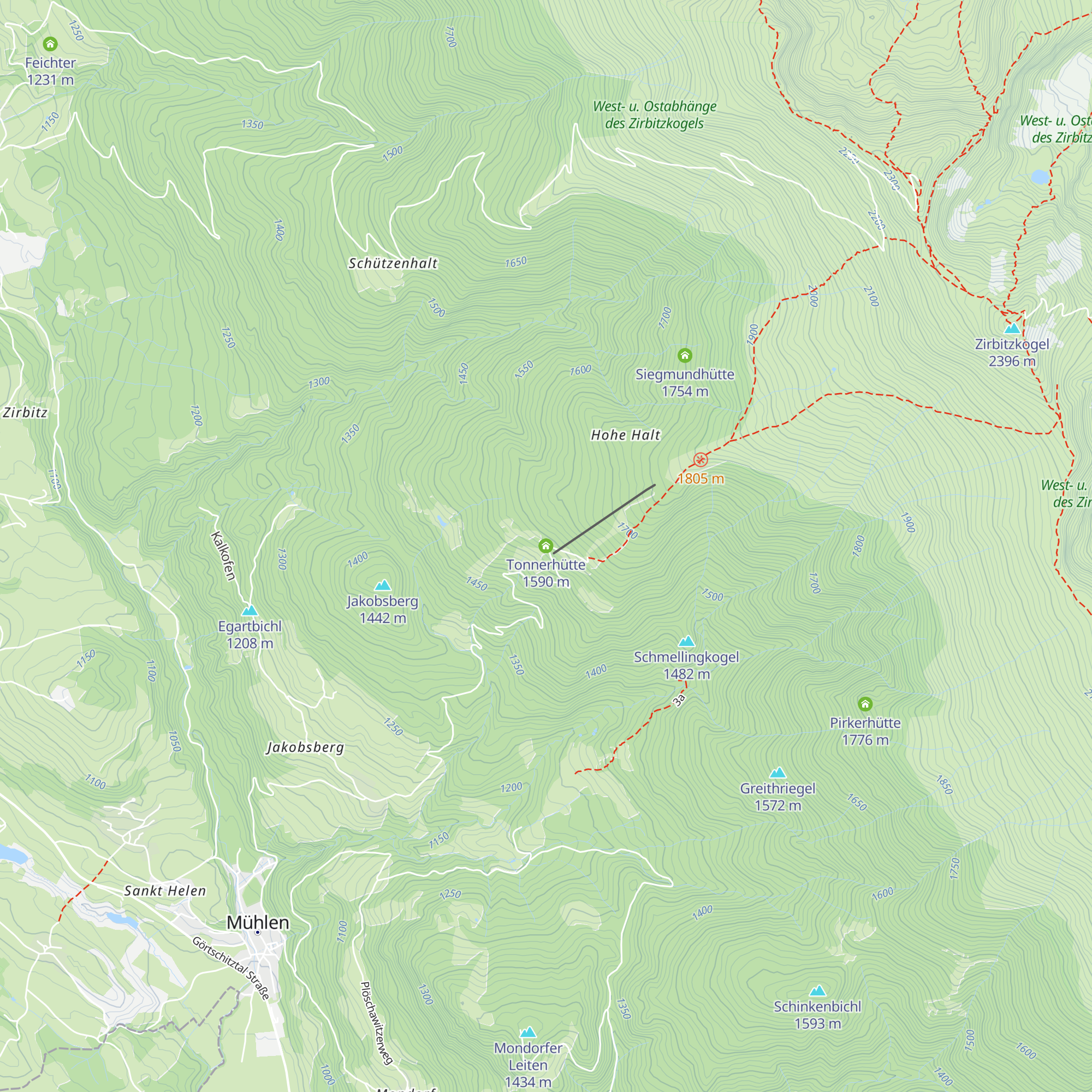 Tonnerhütte map