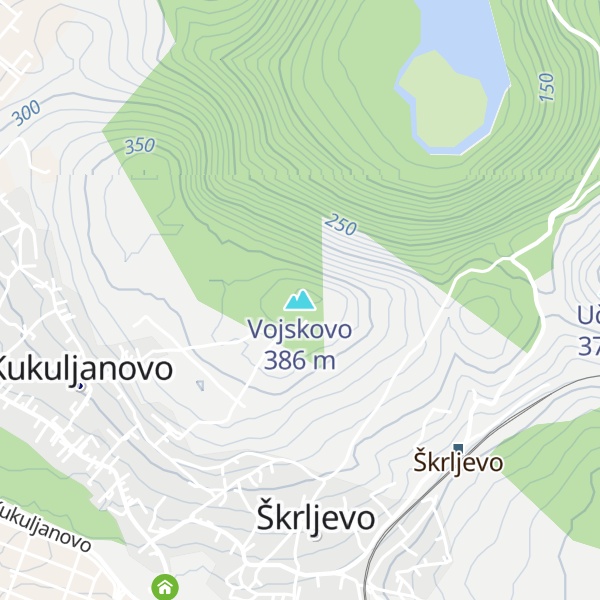 Map of Vojskovo