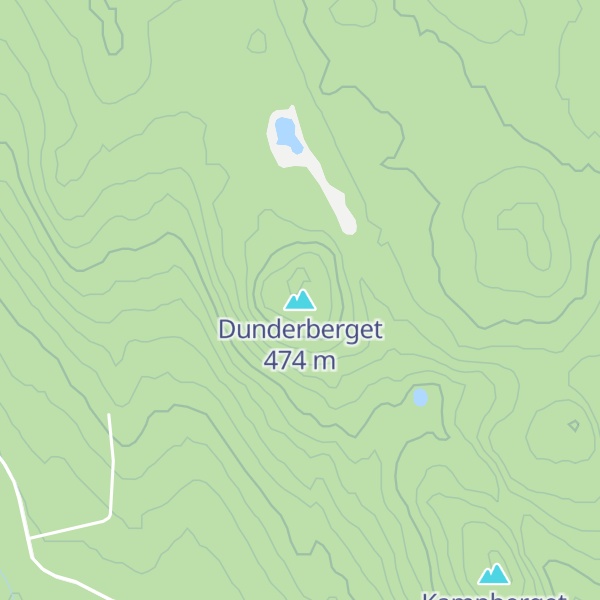 Map of Dunderberget