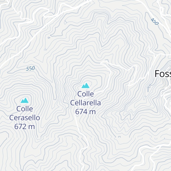 Map of Colle Cellarella