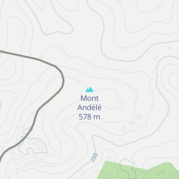 Map of Mont Andélé
