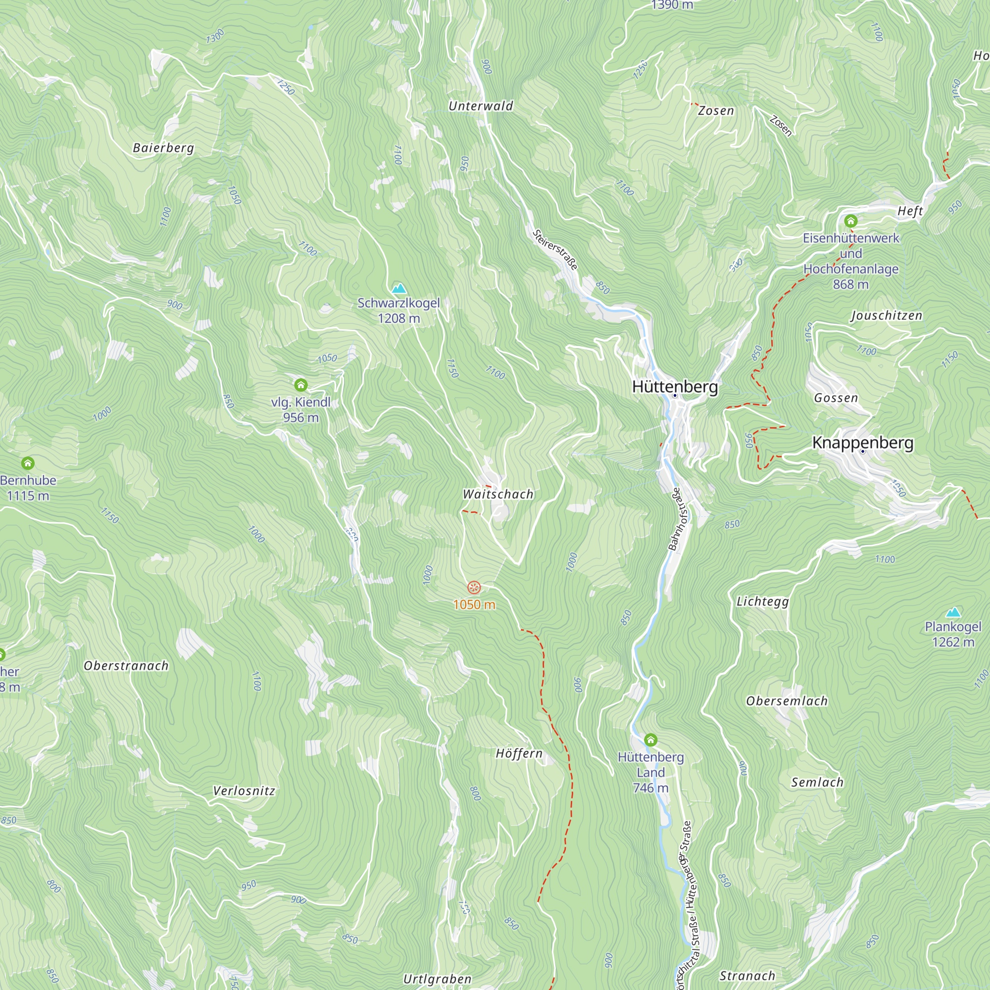 Jausenhütte map