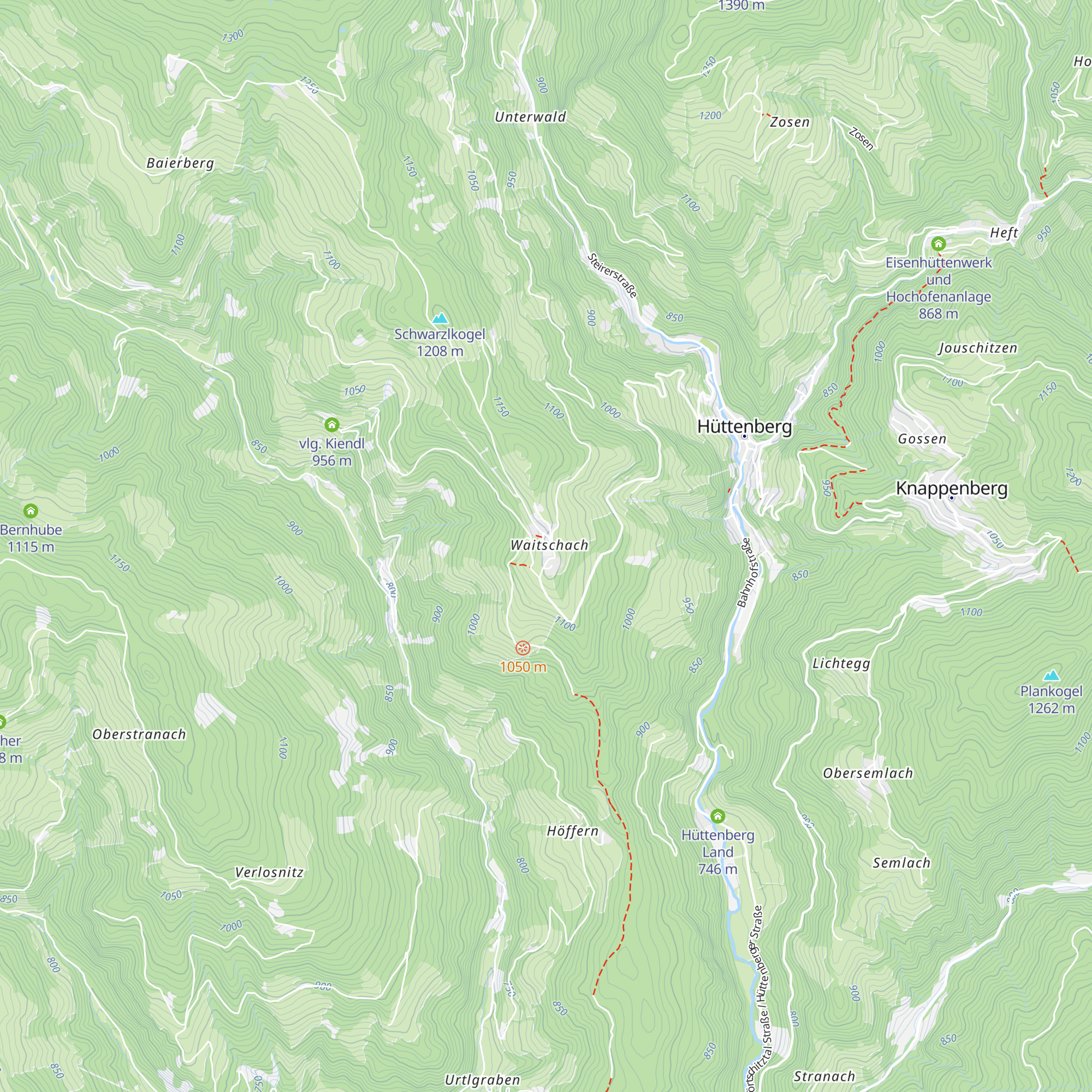 Jausenhütte map