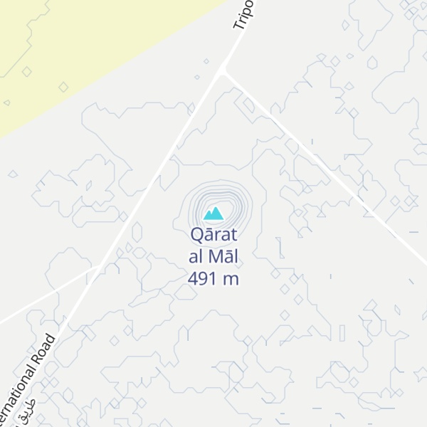Map of Qārat al Māl