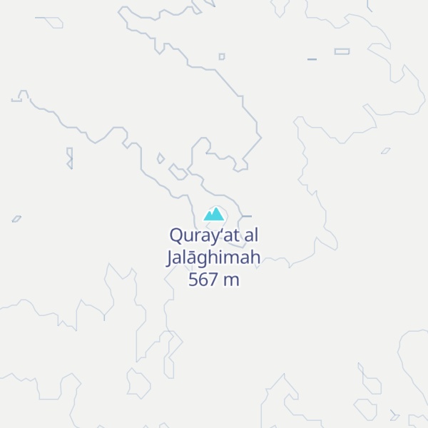 Map of Quray‘at al Jalāghimah