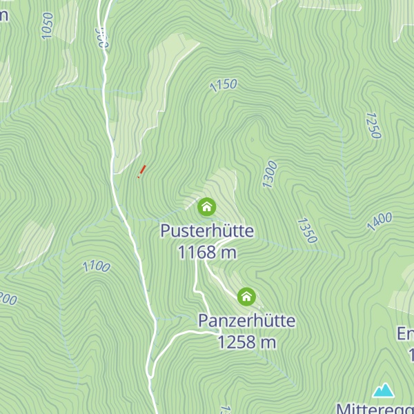 Map of Pusterhütte