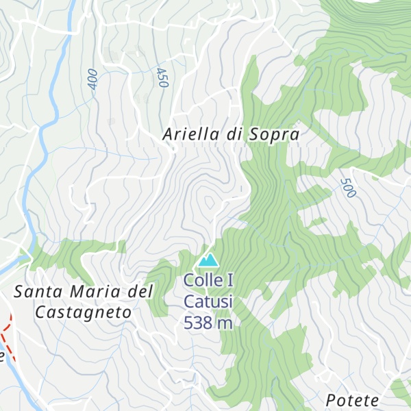 Map of Colle Saraceno