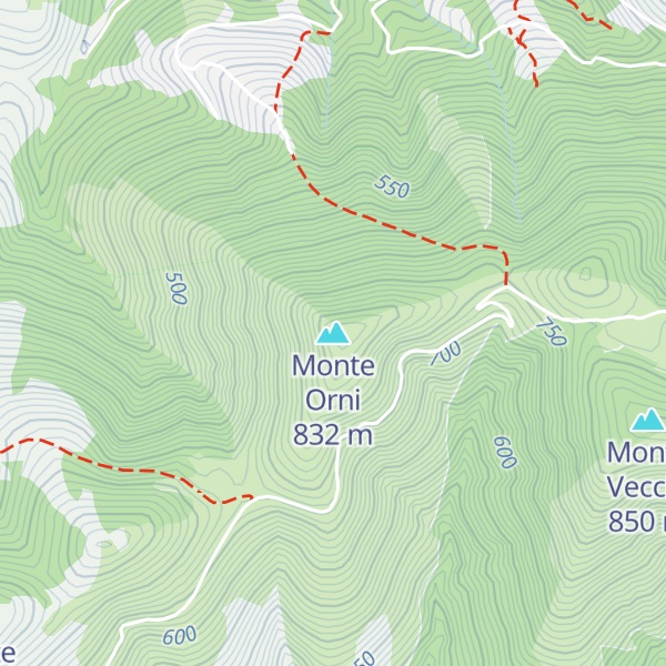 Map of Monte Orni
