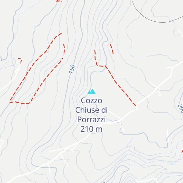 Map of Cozzo Chiuse di Porrazzi