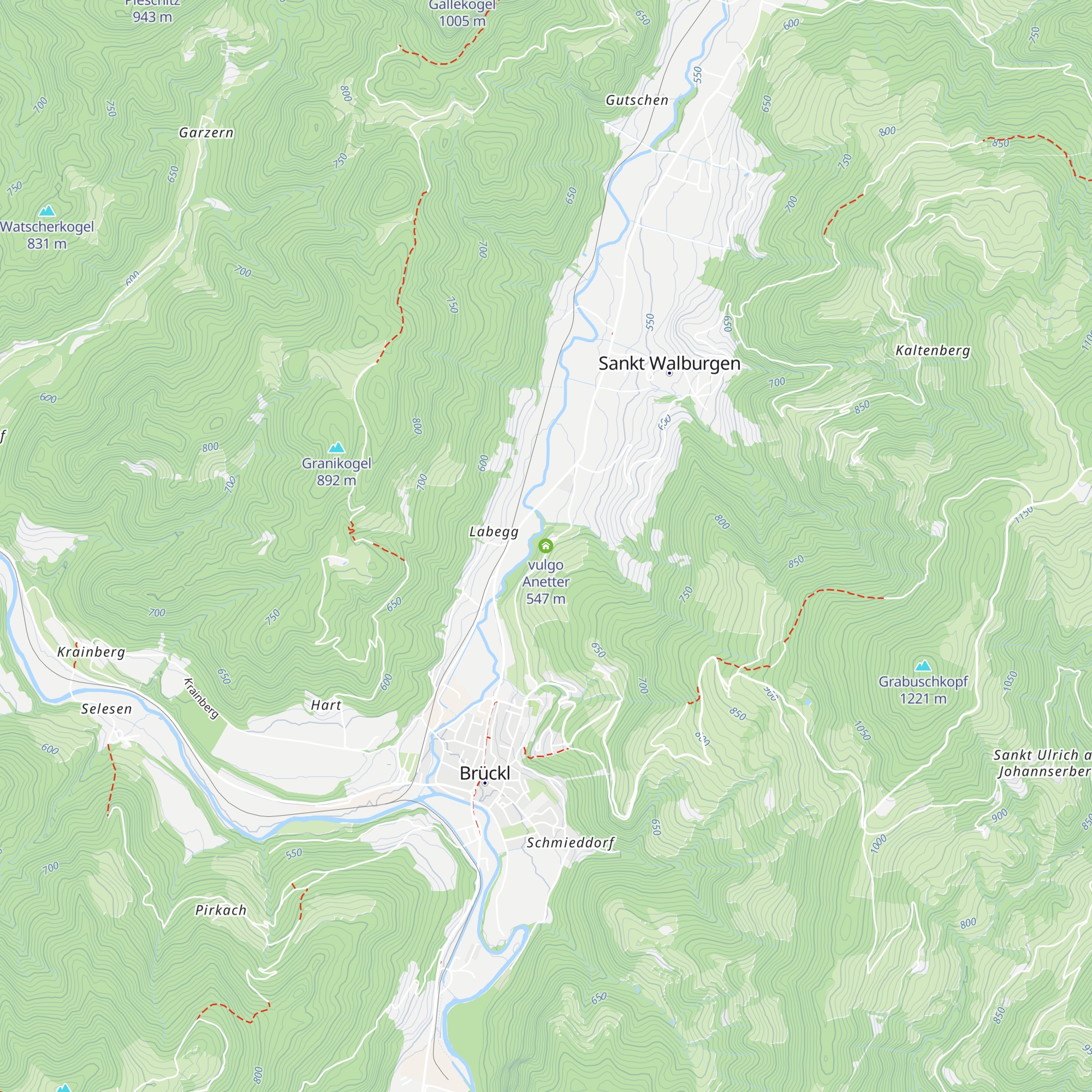 vulgo Anetter map