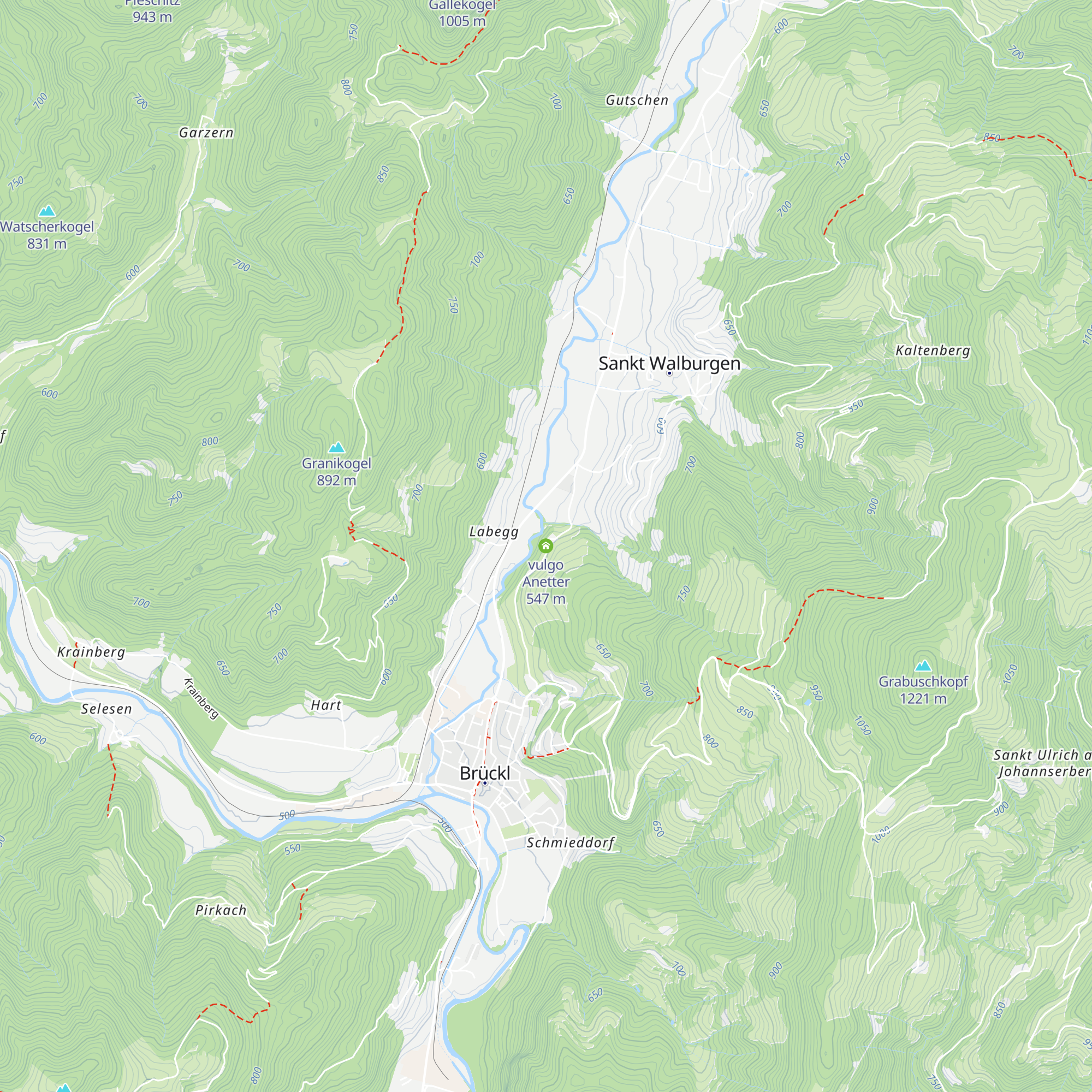 vulgo Anetter map