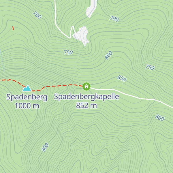 Map of Spadenbergkapelle