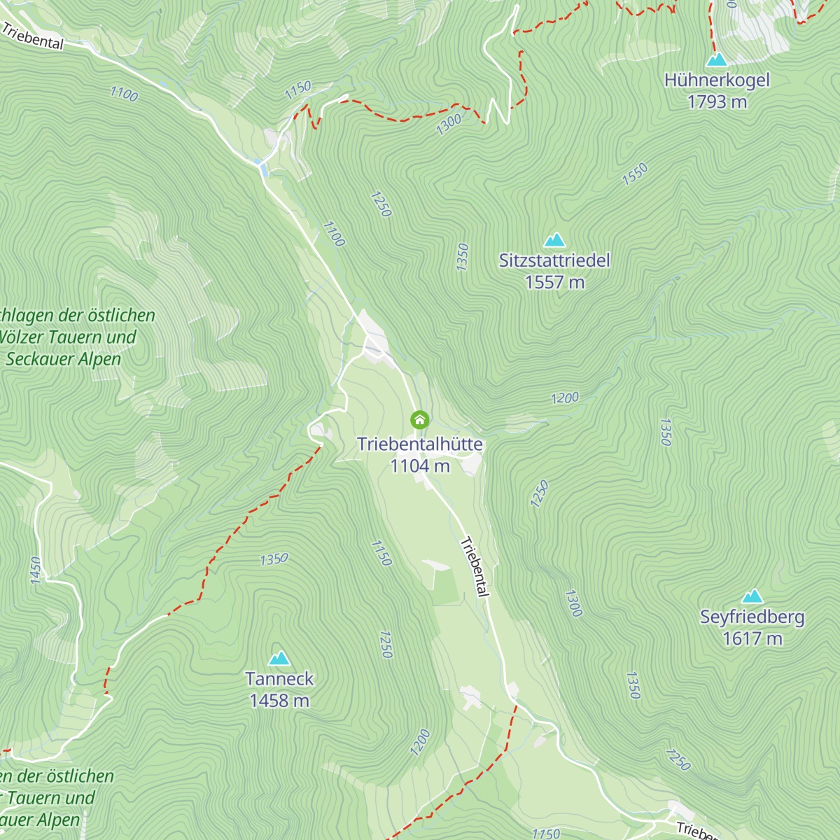 Triebentalhütte map