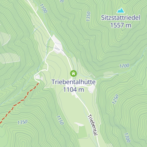 Map of Triebentalhütte