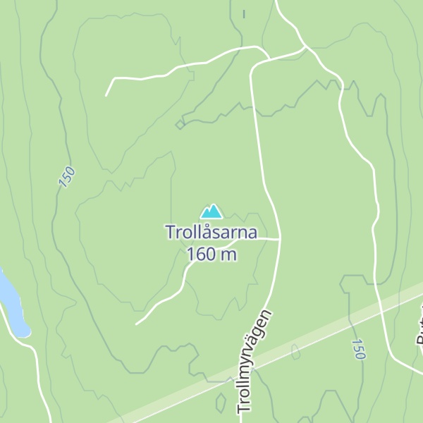 Map of Trollåsarna