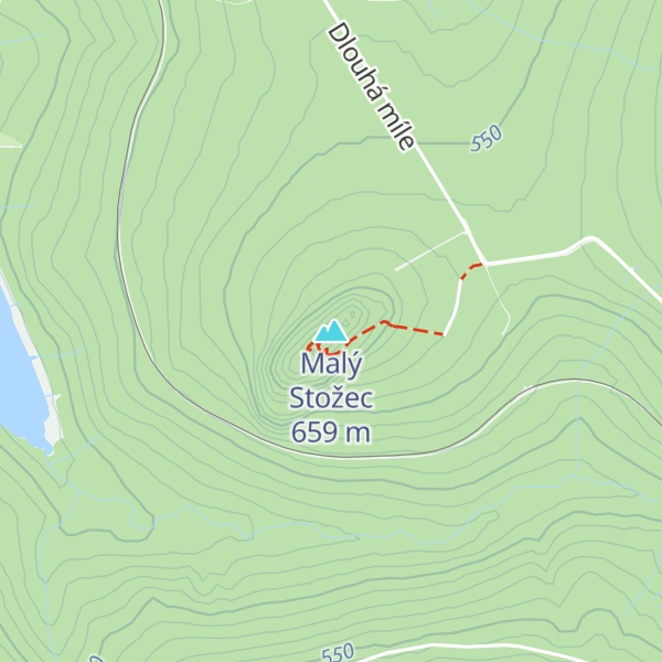 Map of Malý Stožec