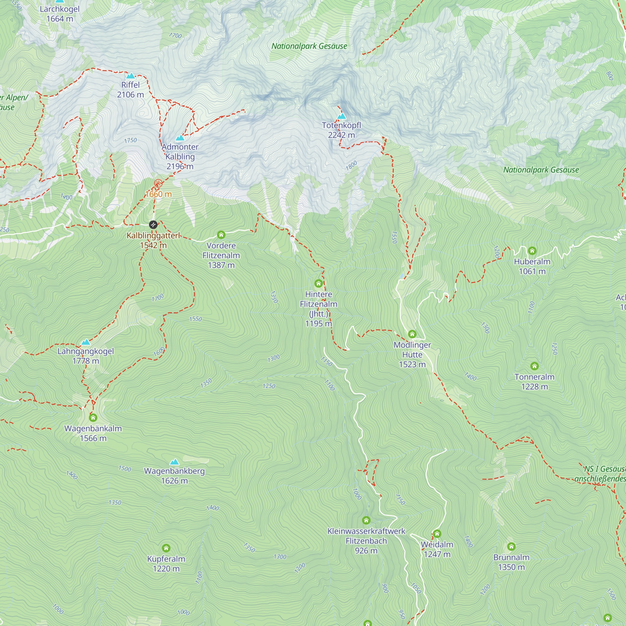 Holzknechthütte (Jhtt.) map