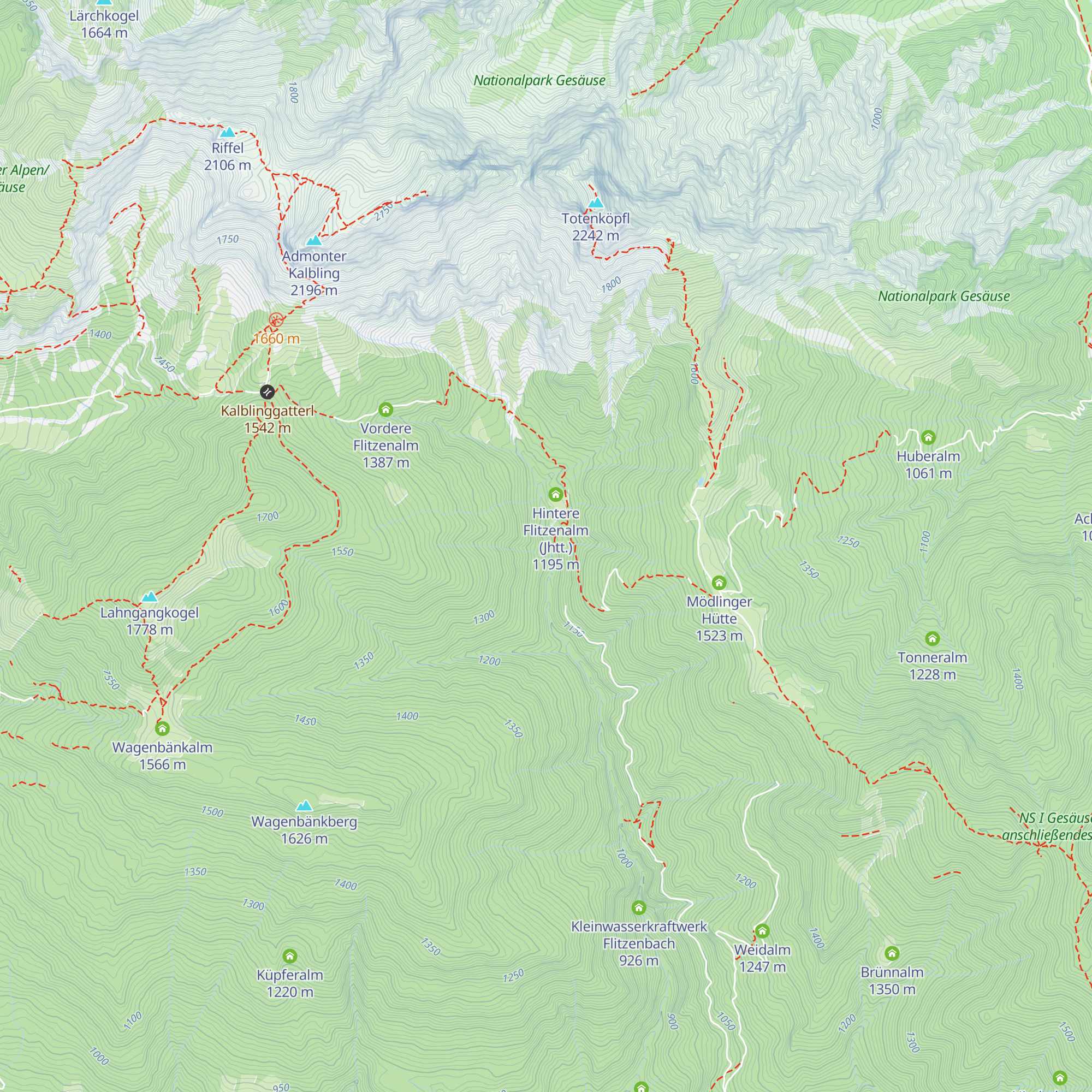 Holzknechthütte (Jhtt.) map