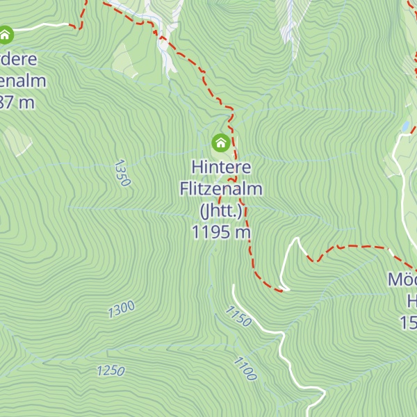 Map of Holzknechthütte (Jhtt.)