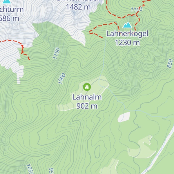 Map of Lahnalm