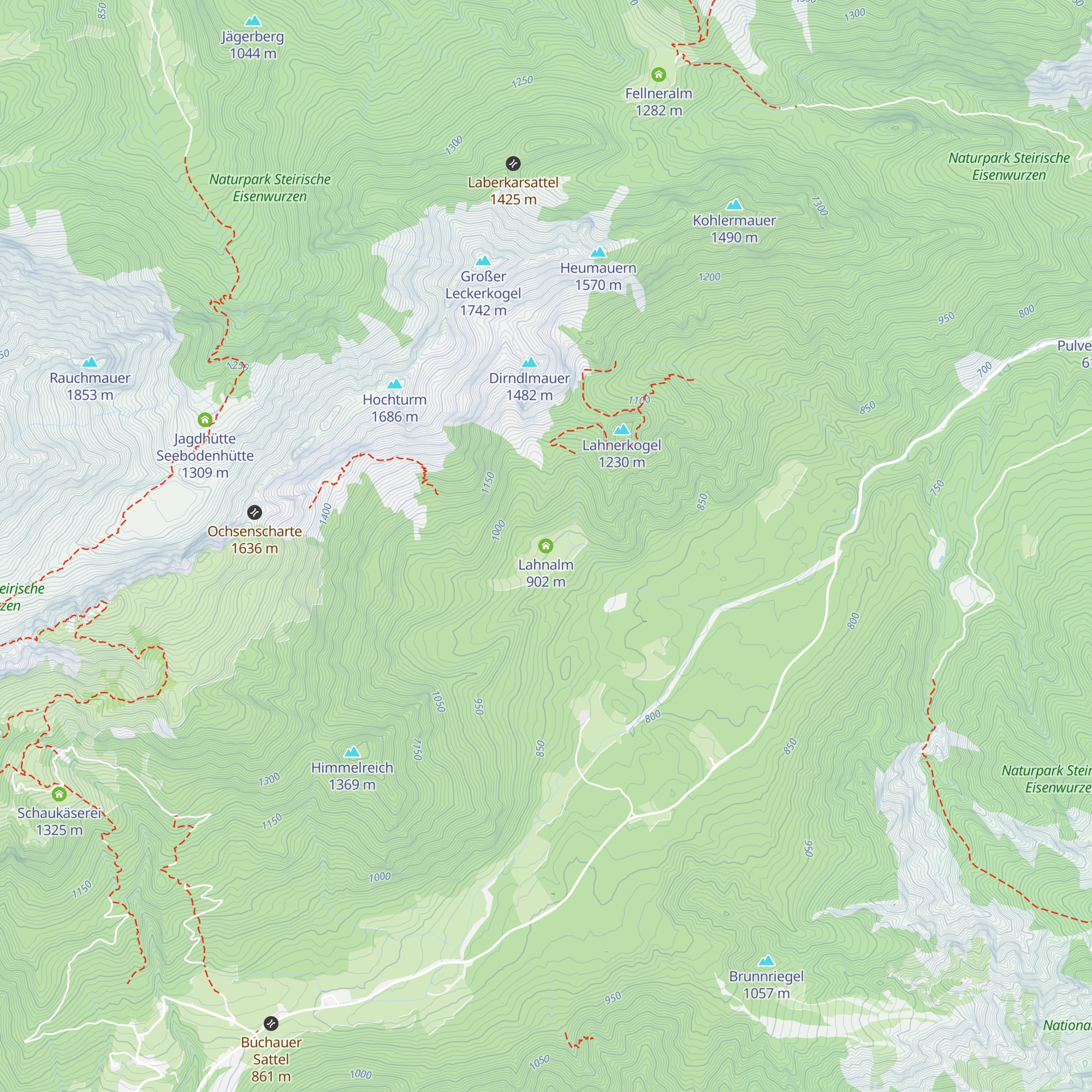 Lahnalm map