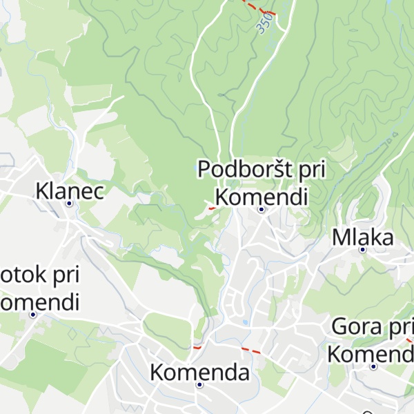 Map of Planinski dom Komenda