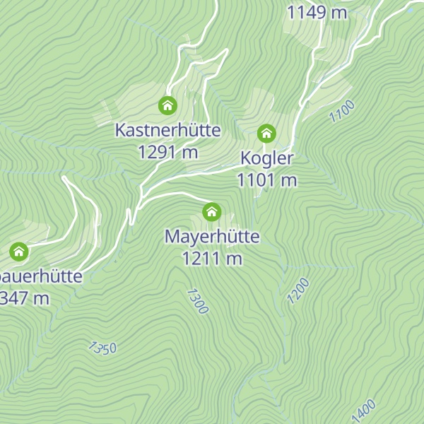 Map of Mayerhütte