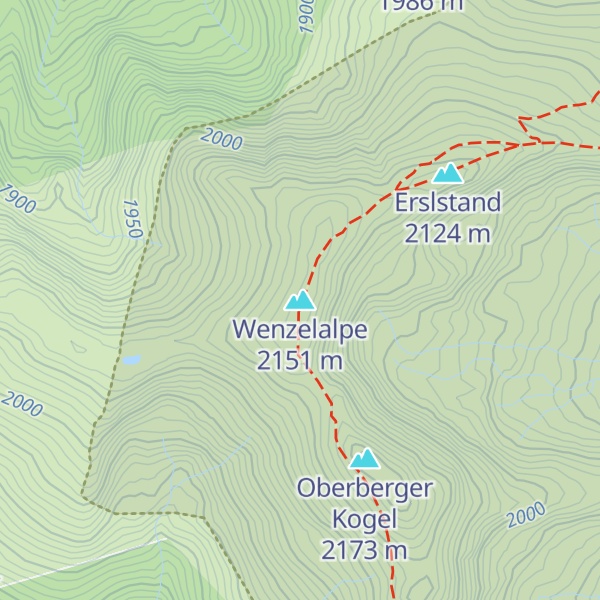Map of Wenzelalpe