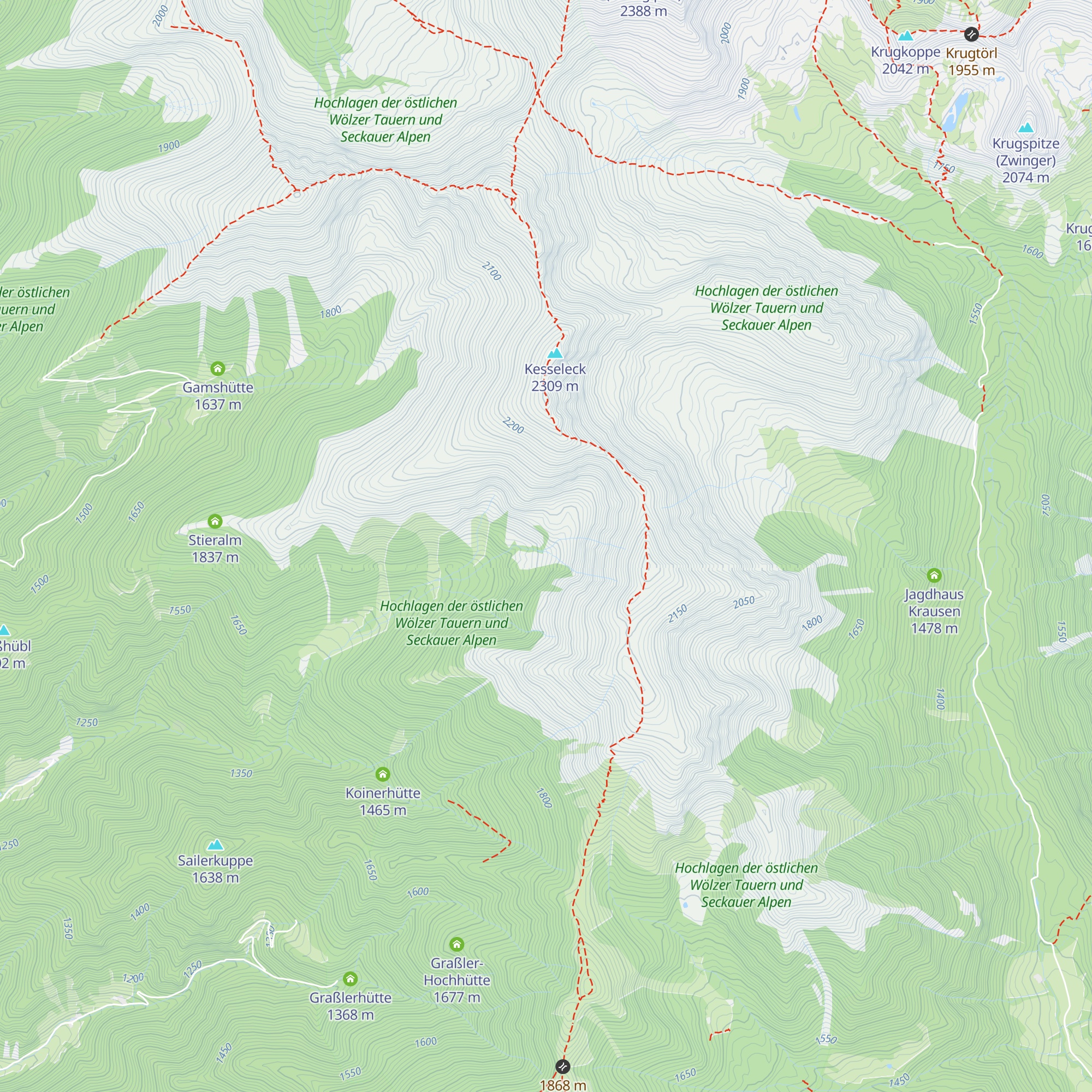 Grafenalm map