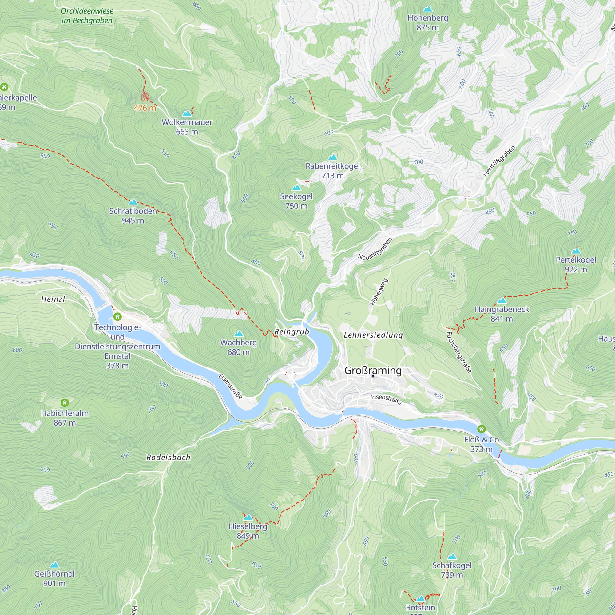 Höritzauergütl map