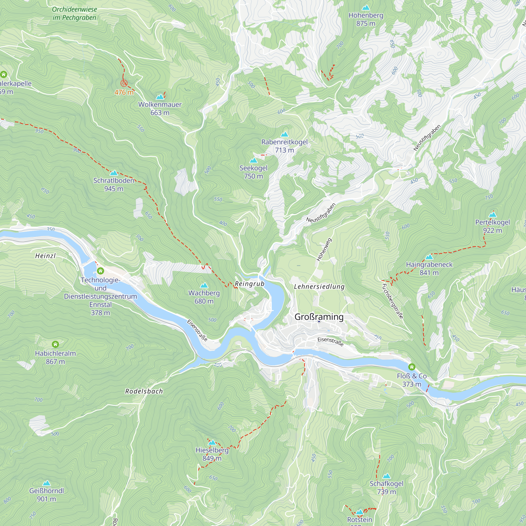Höritzauergütl map