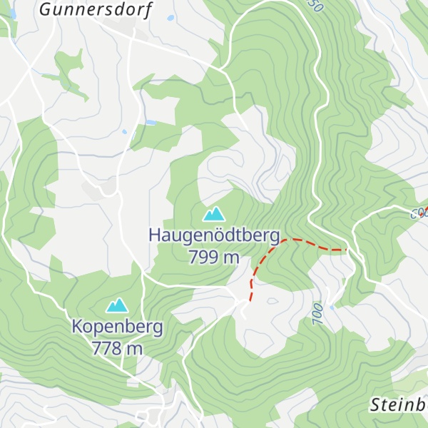 Map of Haugenödtberg