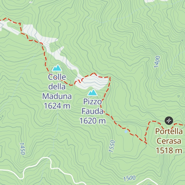 Map of Pizzo Fauda