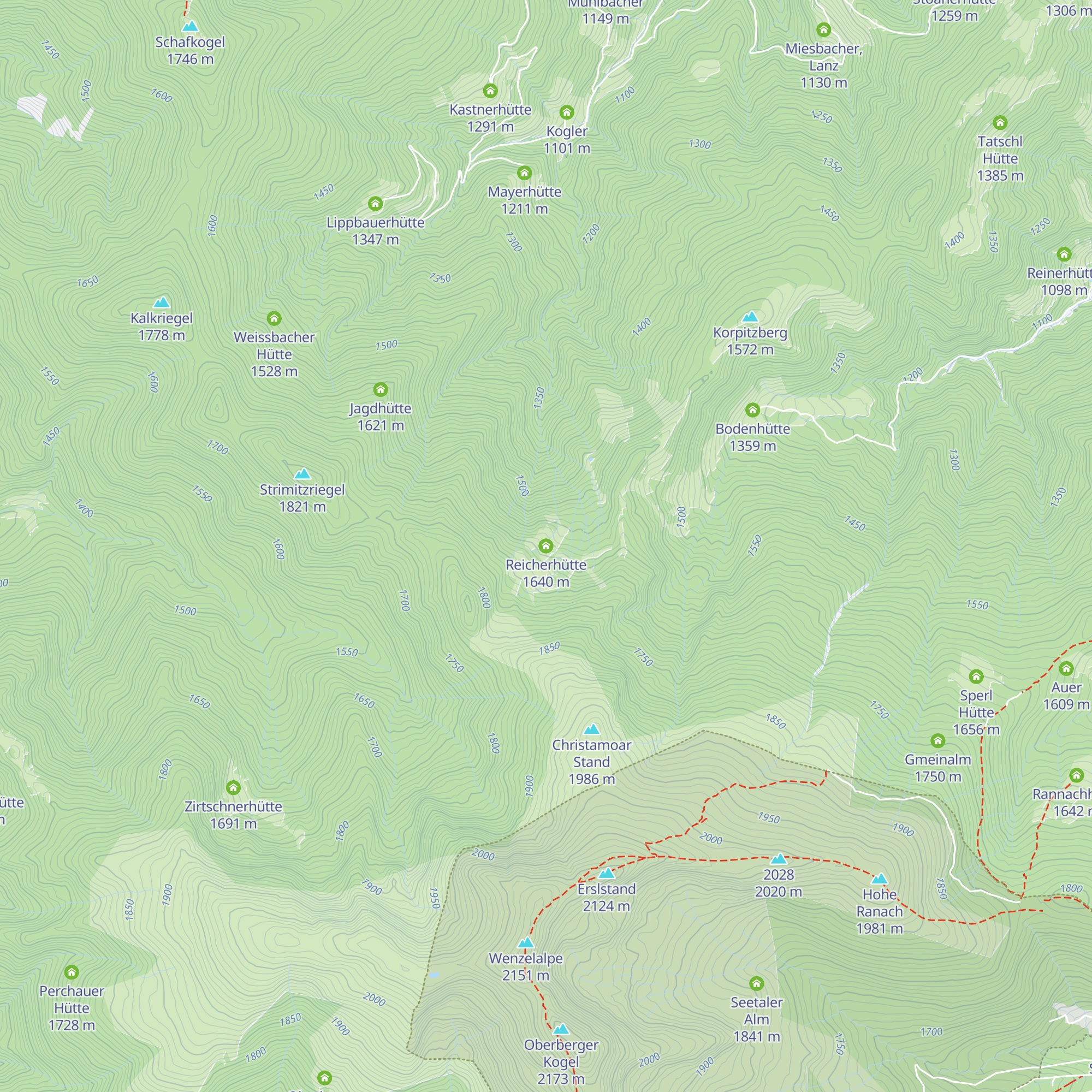 Reicherhütte map