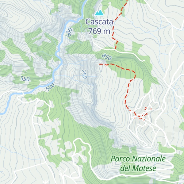 Map of Conca Canale Basso