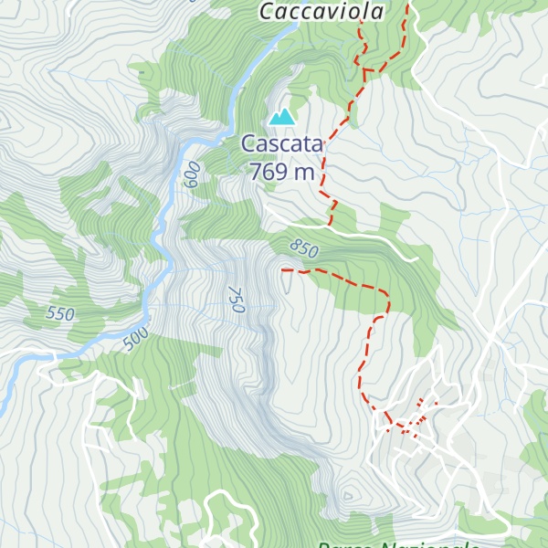 Map of Tre Conche