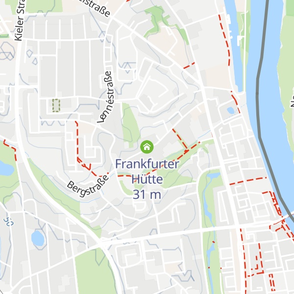 Map of Frankfurter Hütte