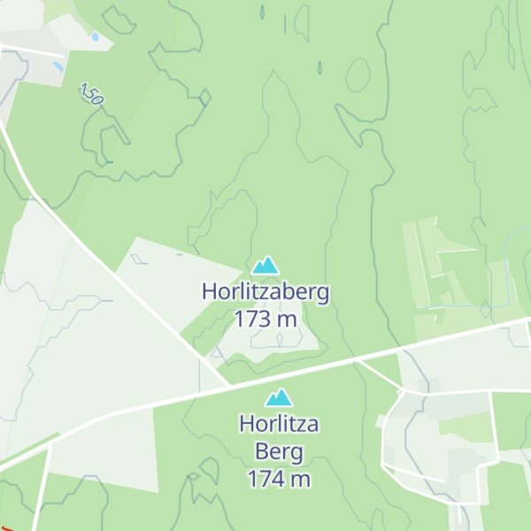 Map of Horlitzaberg