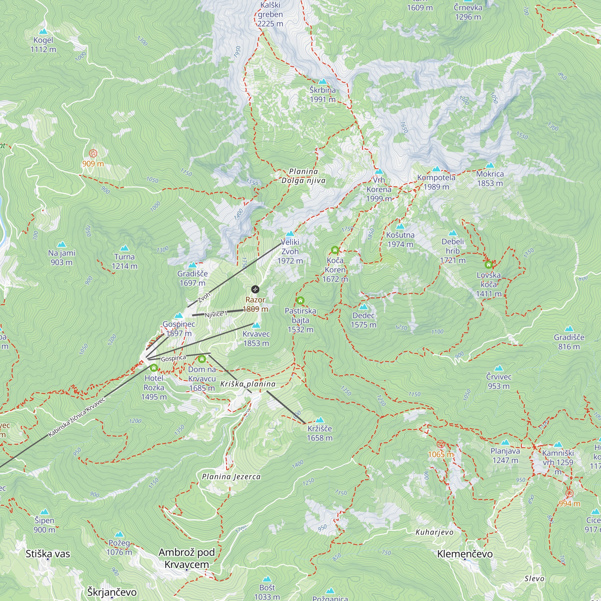 Pastirska bajta map