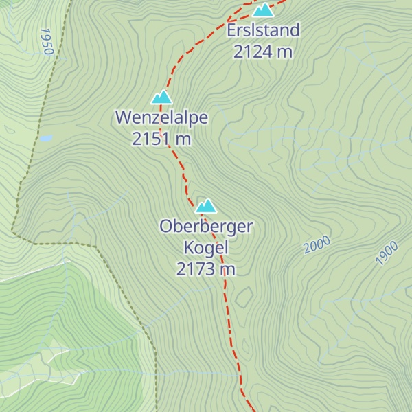Map of Oberberger Kogel