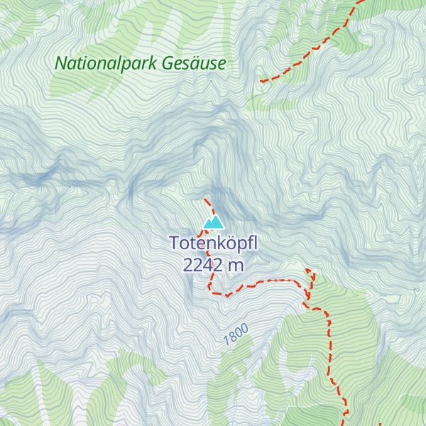 Map of Admonter Reichenstein