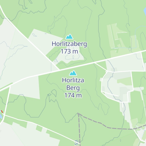Map of Horlitza Berg