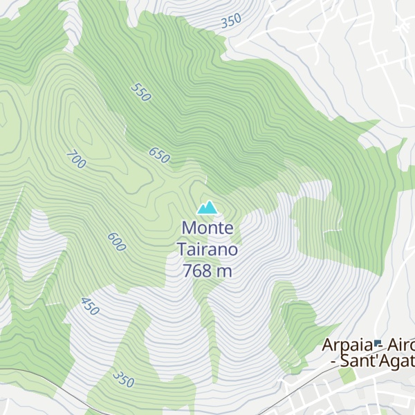 Map of Monte Tairano